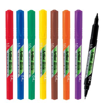 油性マーカーツイン 極細字・細字