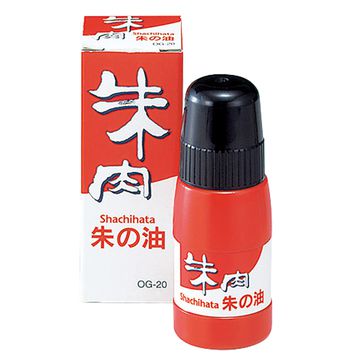 シヤチハタ 朱の油 20ml